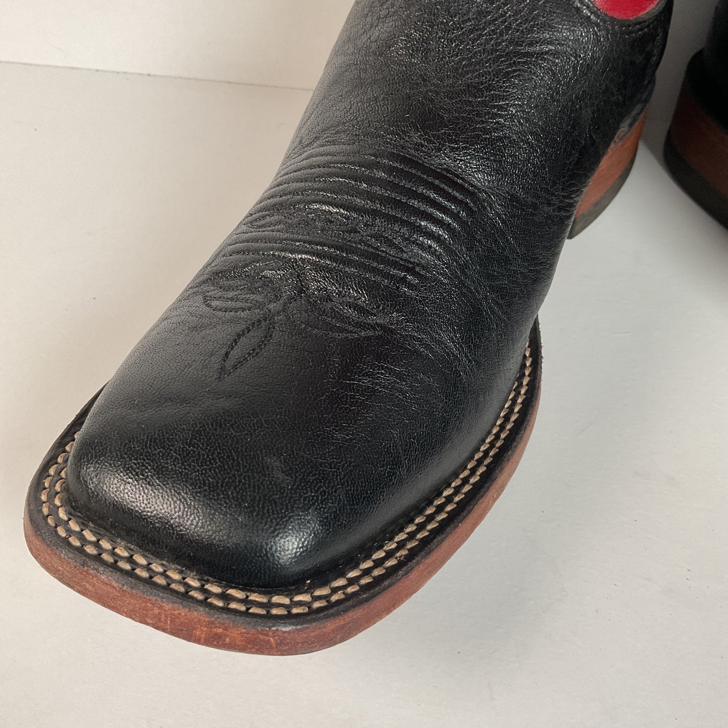 Justin Bent Rail Wildebeest Cowboy Boots | Exotic | USA Made | 10.5 D