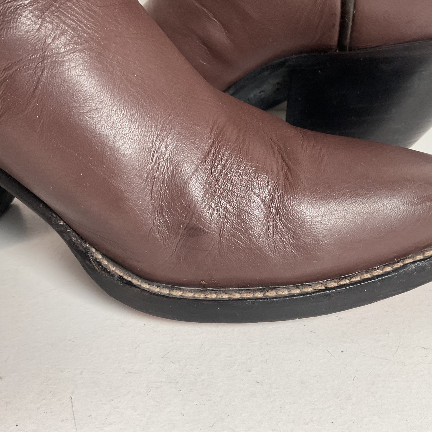 Custom Tall Top Cowboy Boots 11 Wide Shooter Style