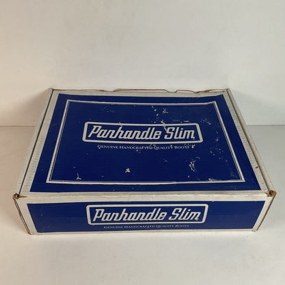 Vintage Panhandle Slim Teju Lizard Cowboy Boots 11 D Hand Crafted Original Box