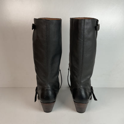 John Fluevog Tall Harness Biker Boots Men’s 9 | Women’s 11 Believe