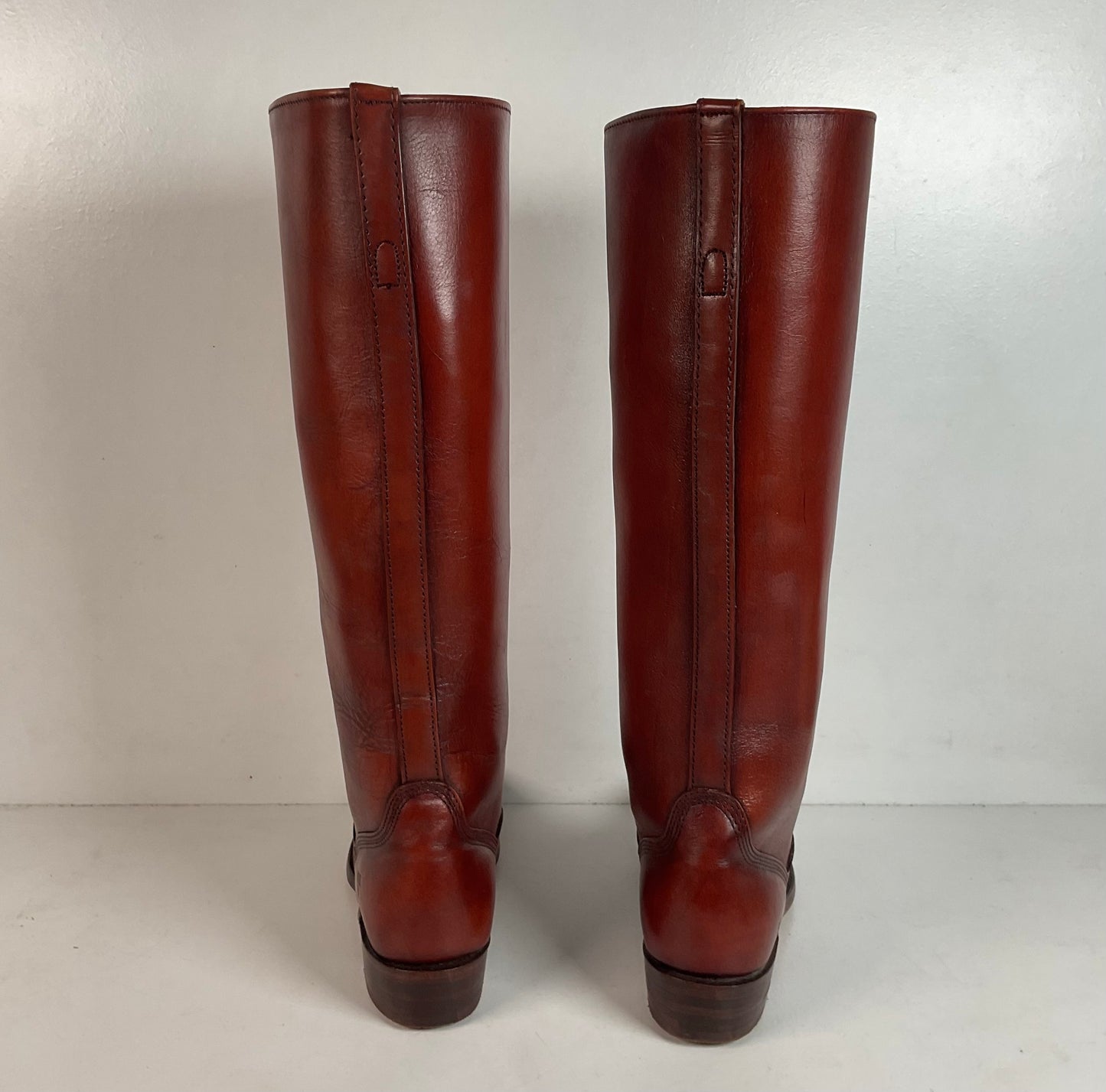 Vintage Frye Dorado Riding Boots 7 B USA Made Campus Original Box
