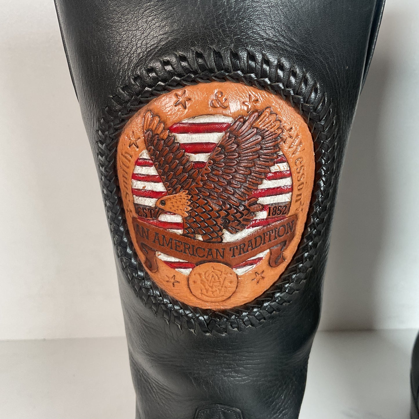 Smith And Wesson Square Toe Western Boots 9.5 EE Campus Cavalry