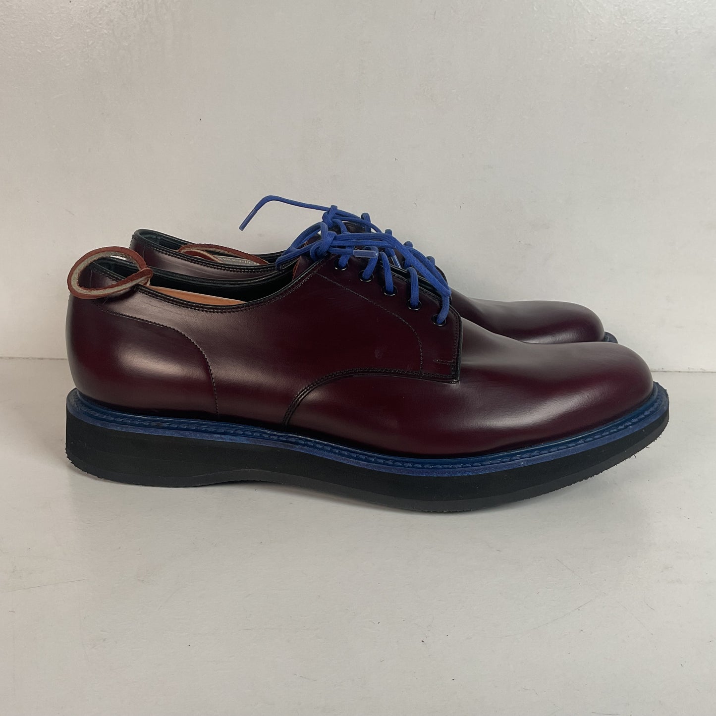 Church’s Custom Grade Cordovan Loafers 9 F | 10 D Great Britain Flag Design