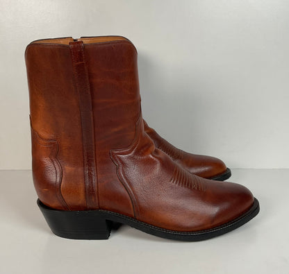 Lucchese Western Side Zip Boots | Ankle | Classics Handmade | 10.5 EE