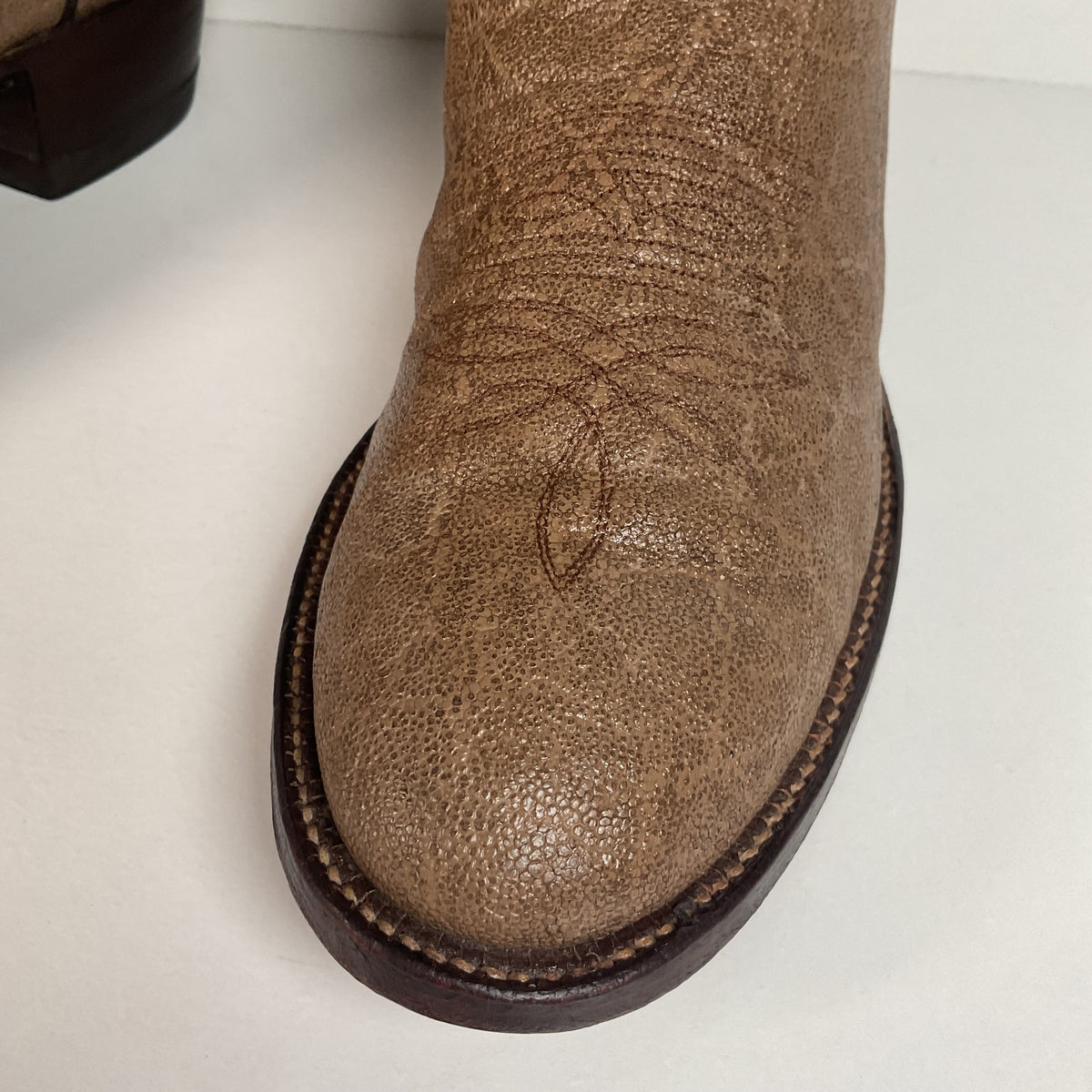 Vintage Tony Lama Elephant Cowboy Boots | Exotic | Gold Label | Men’s 9 D
