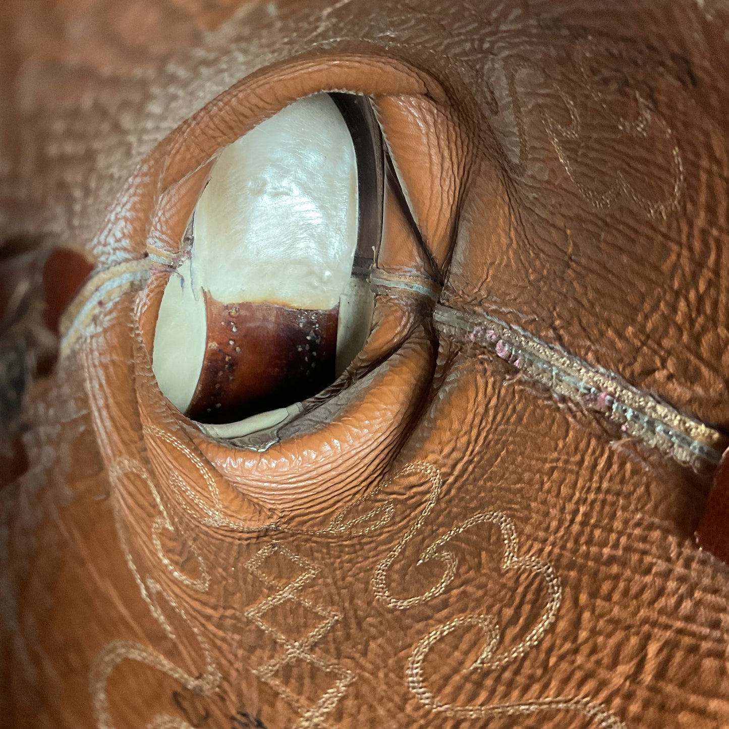 Vintage Lucchese Goat Skin Cowboy Boots | Lizard Inlay | Men’s 8.5 D