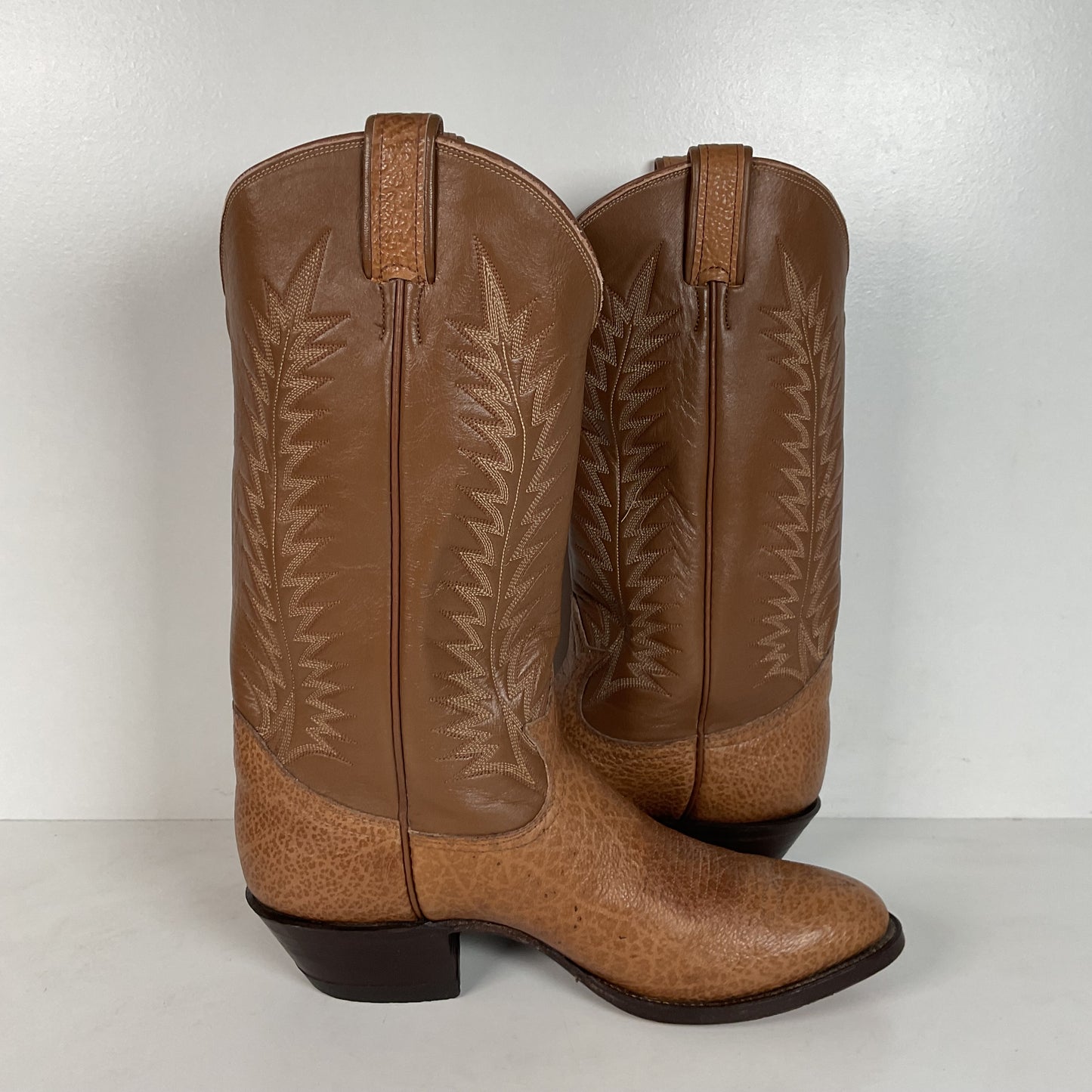 Vintage Tony Lama Cowboy Boots | Bullhide | Gold Label | USA Made | Men’s 9 D