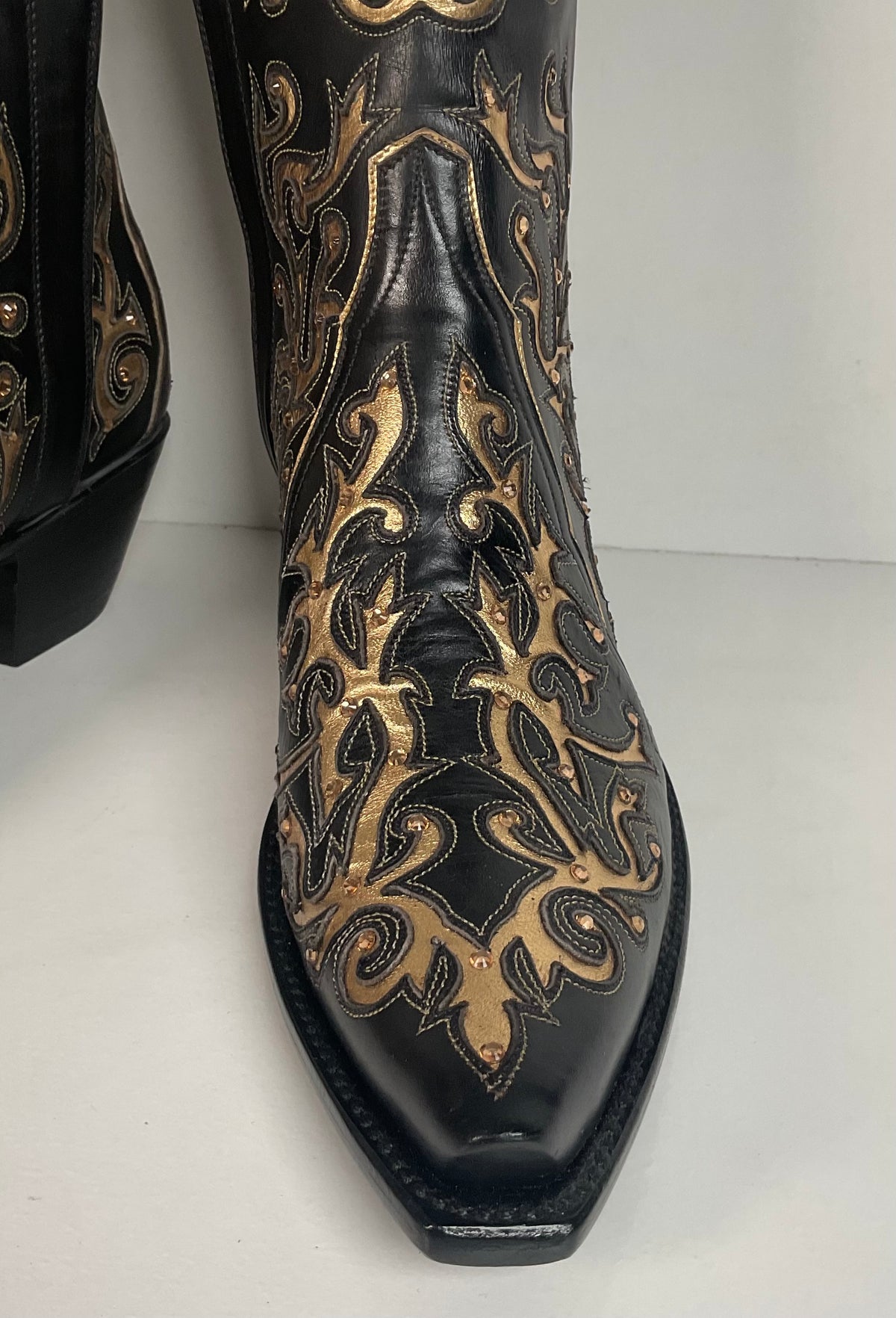 Back at the Ranch Western Zip Cowgirl Boots | Custom | Priscilla Crystals | 7.5