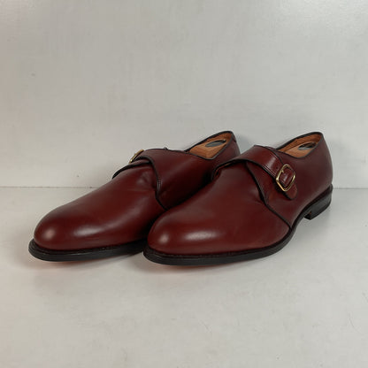 Allen Edmonds Garner Monk Strap Loafers 15 D USA Made Burnished Calf Skin