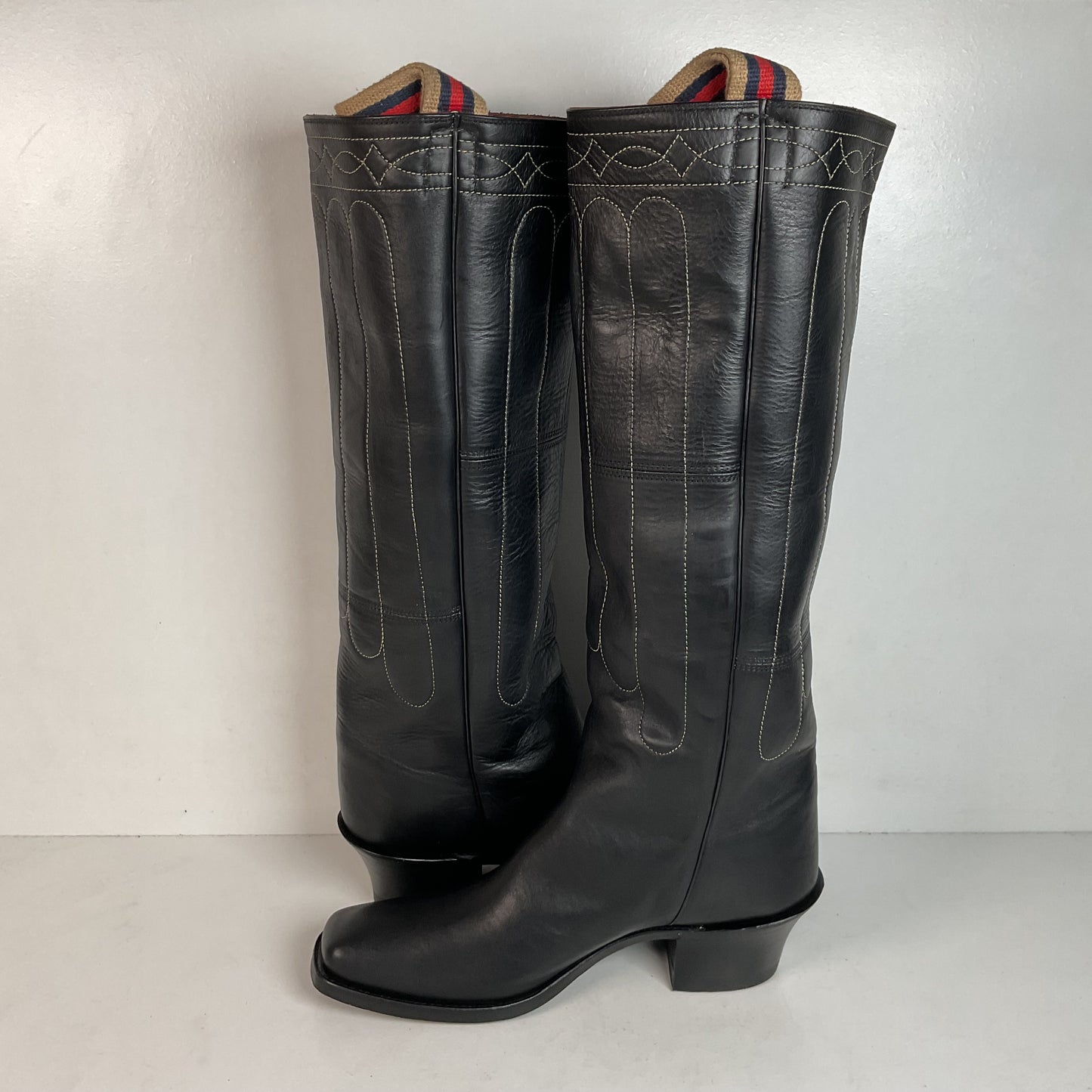 Vintage J. R. Reyes Stove Pipe Cowboy Boots 10.5 Custom Buckaroo