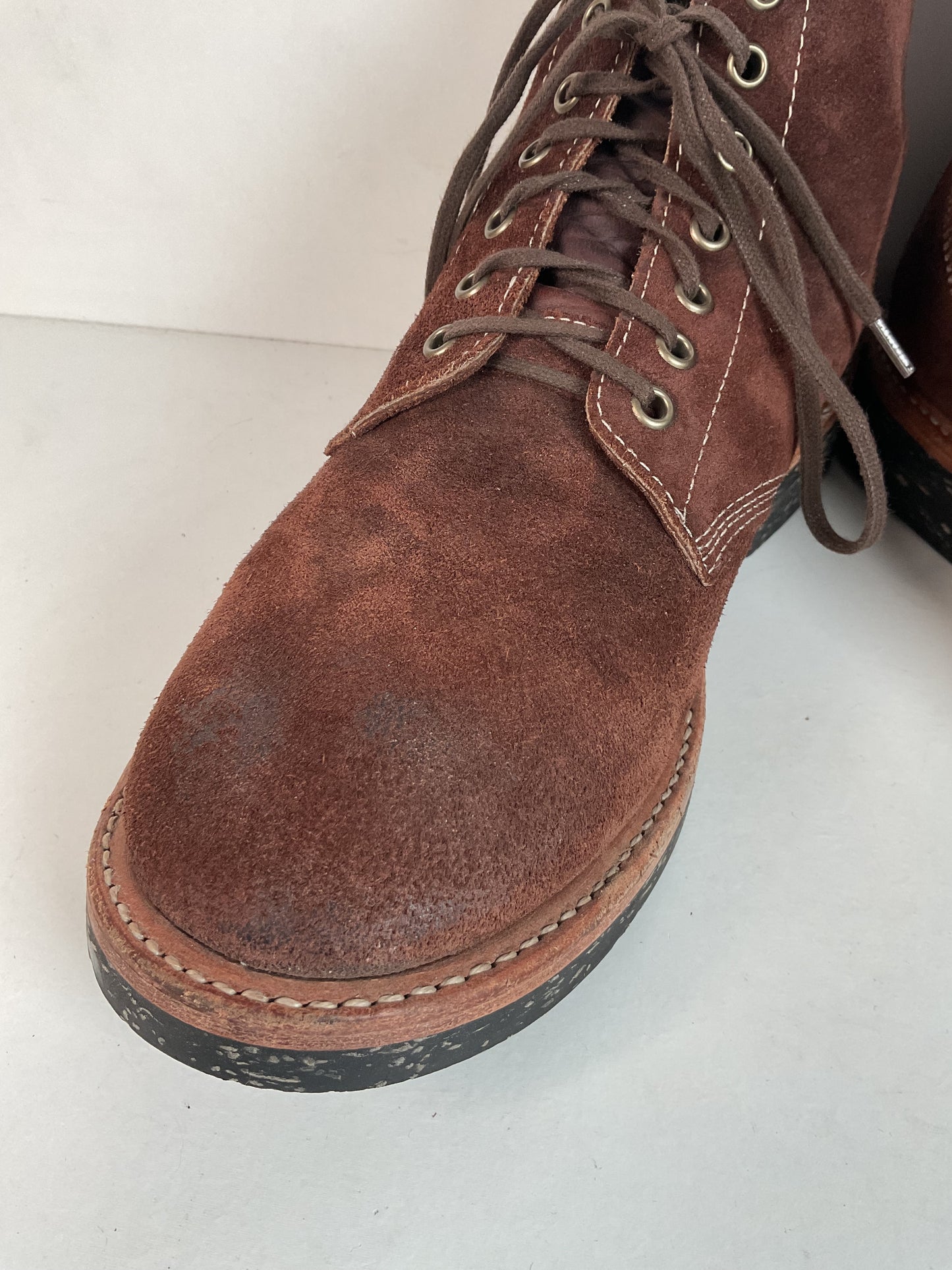 Oak Street Rough Out Suede Trench Boot 8.5 Dr. Sole Original