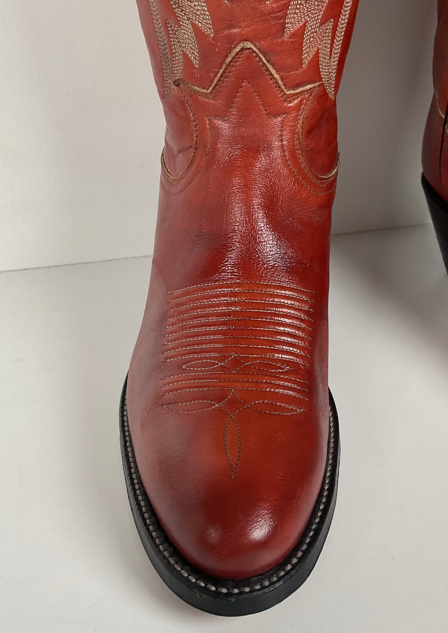 Vintage Tony Lama Chocolate Cow Cowboy Boots | Gold Label | Men’s 8 | Women’s 9