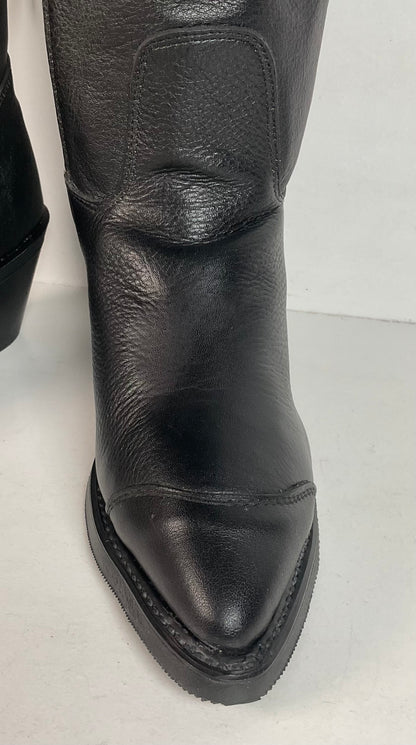 Vintage Harley Davidson Tall Motorcycle Boots 6.5 M Lace Up USA Made