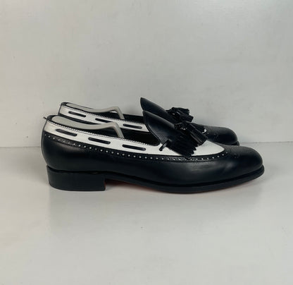 Vintage Footjoy Classics Kiltie Tassel Loafers 10.5 B USA Made Spectator Style