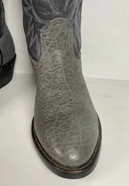 Vintage Red Wing Bullhide Cowboy Boots | USA Made | Grey | Men’s 8.5 D