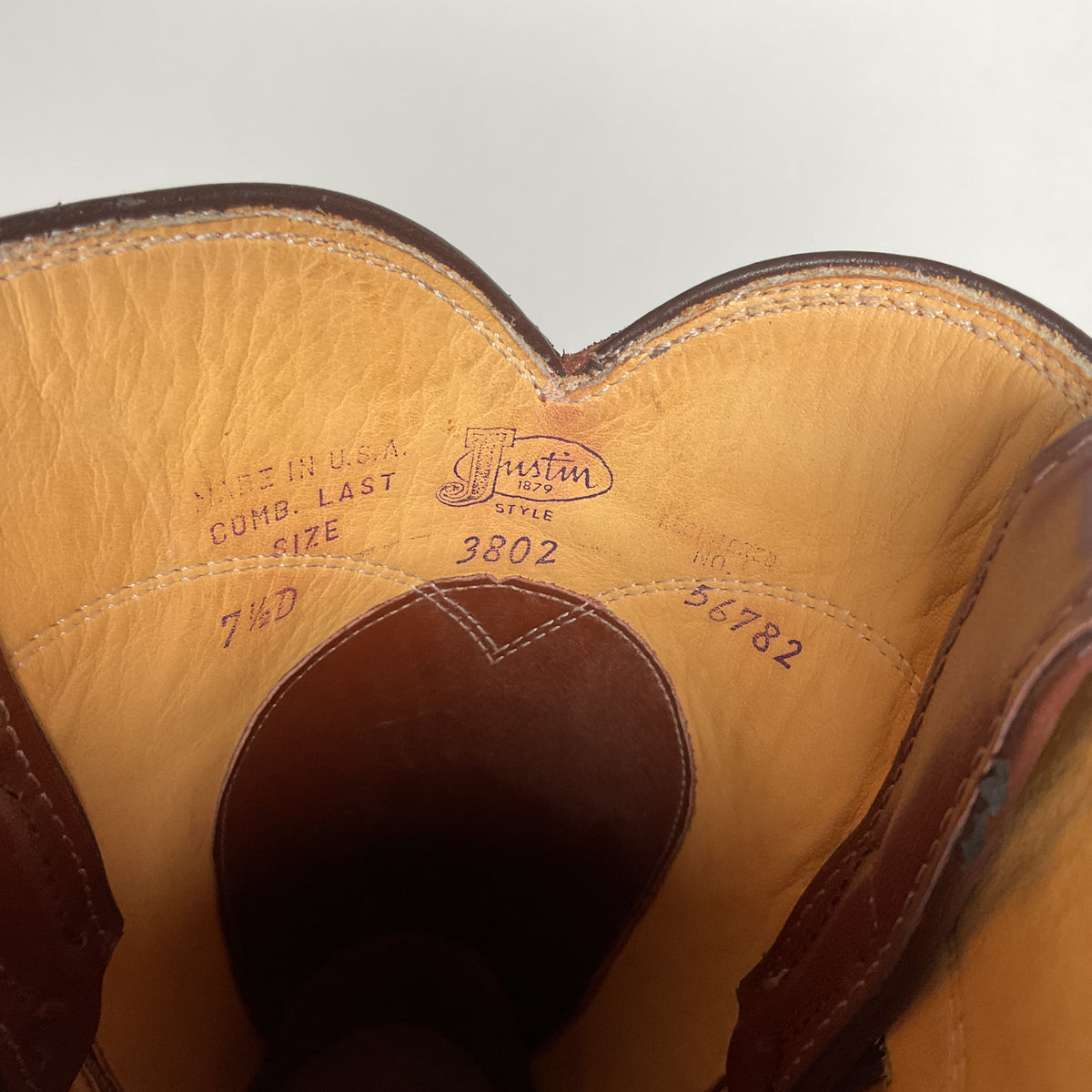 Vintage Justin Roper Boots | USA Made | Classic Brown | Men’s 7.5 D
