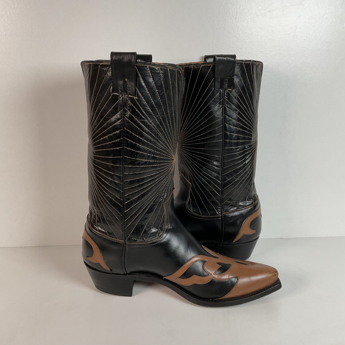 Vintage Frye Authentic Cowboy Boots | Starburst | Wingtip | 1950s | Men’s 9.5 D