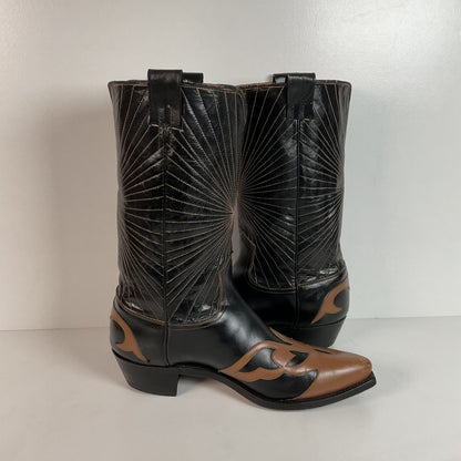 Vintage Frye Authentic Cowboy Boots | Starburst | Wingtip | 1950s | Men’s 9.5 D