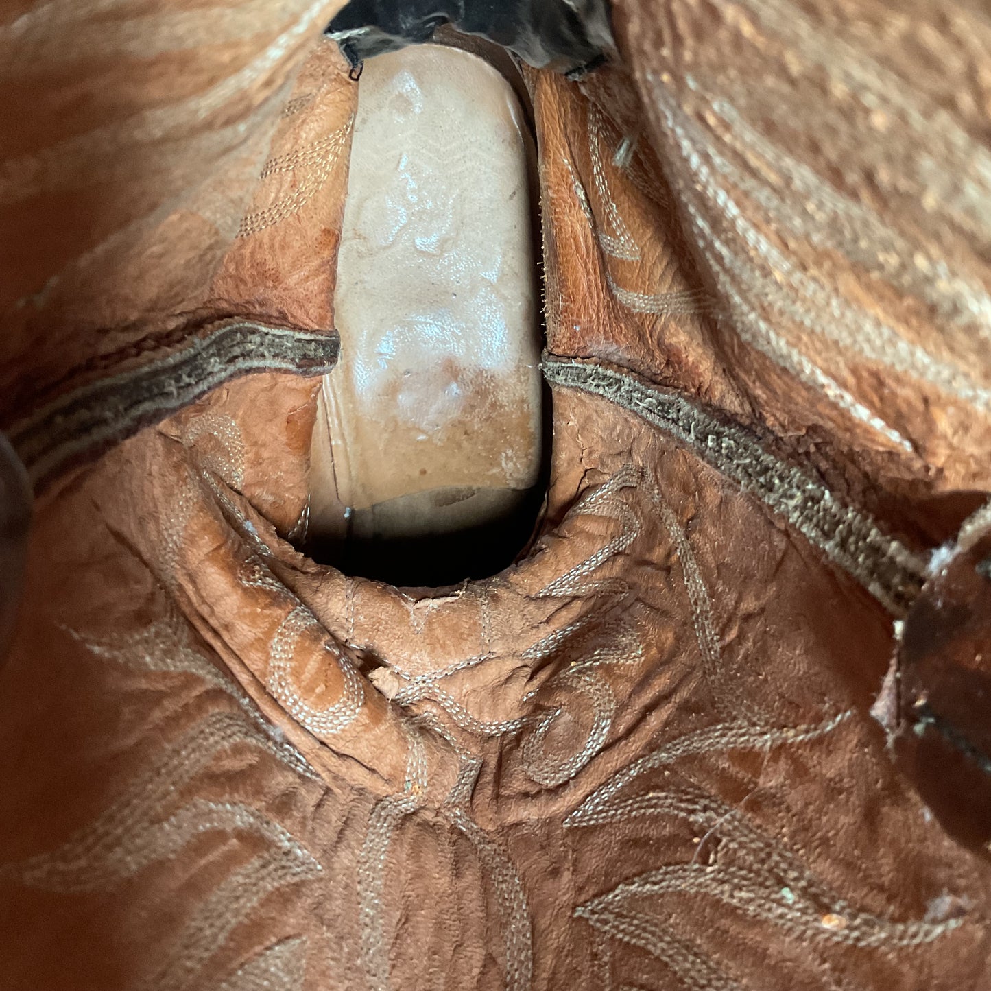 Vintage W.B. Masterson Wrangler Cowboy Boots 12 B (Narrow) Dress Lizard Cut