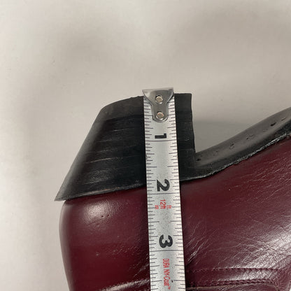 Vintage Hondo 18” Burgundy Cowgirl Boots 6.5 A Stitched