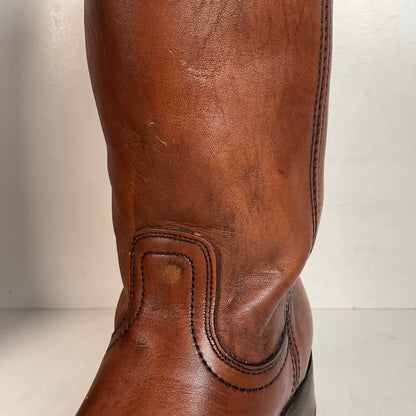 Vintage Sears Chunky Campus Boots 10.5 D USA Made Cutter Toe