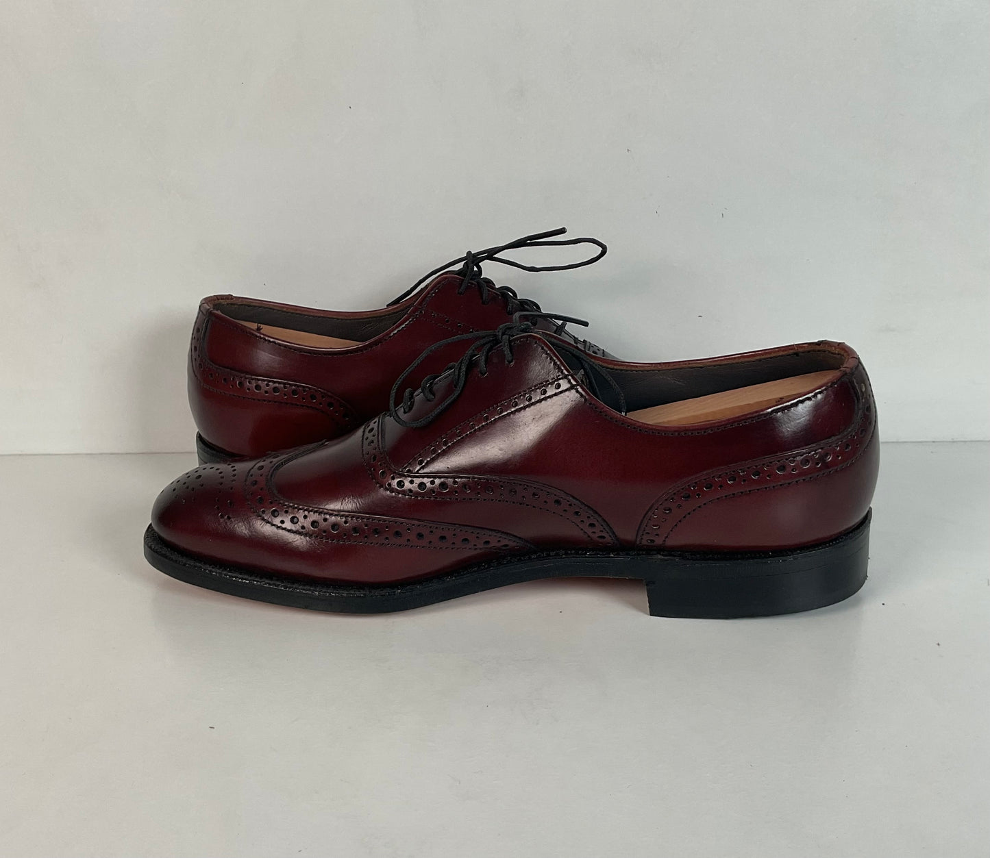 Vintage Dexter Oxford Shoes 7.5 M Brogue Wingtip USA Made
