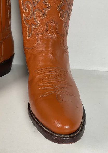 Vintage Justin Redwood Cowboy Boots | USA Made | Men ‘s 10.5 D