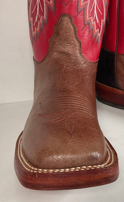 Nocona Shorty Buckaroo Boots 11.5 D Punchy USA Made