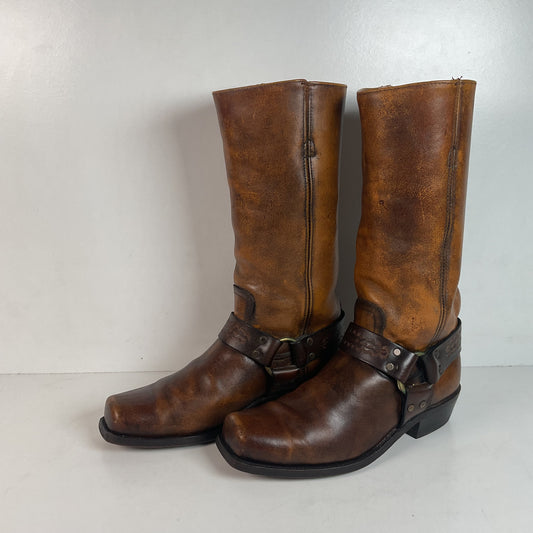 Vintage Frye Black Label Harness Boots Men’s 10 D USA Made