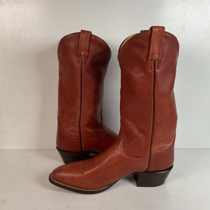 Tony Lama Ol’ Buck Cowboy Boots 9.5 D Deer Buck Skin