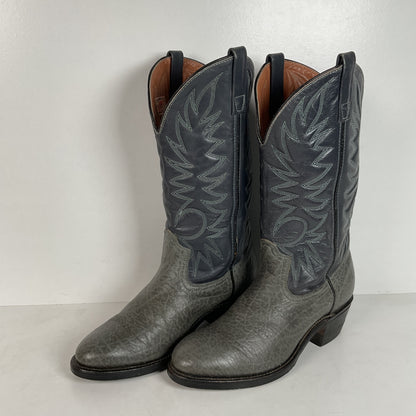 Vintage Red Wing Bullhide Cowboy Boots | USA Made | Grey | Men’s 8.5 D