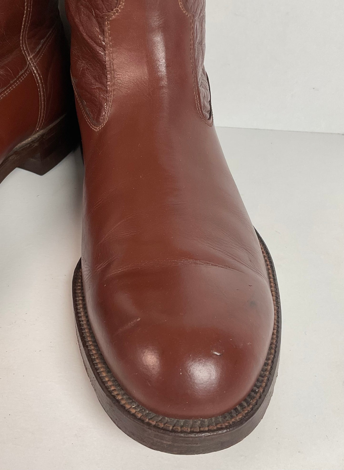 Vintage Jarman Cloth Pull Military Style Boots 11 Narrow 1940s