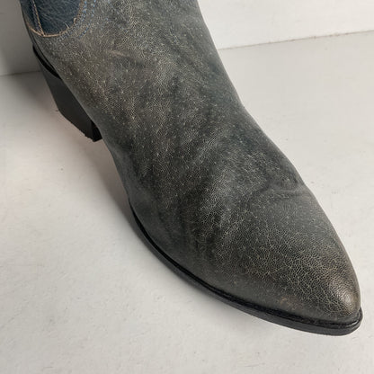 1960s Tony Lama Exotic Elephant Cowgirl Boots Men’s 7 B | Women’s 8 USA Made Gold Label