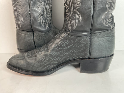 Vintage Texas Sueded Shoulder Cowboy Boots | USA Made | Men’s 8.5 D