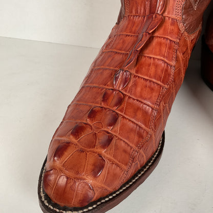 Alberta Boot Company | Alligator Cowboy Boots | Tail Cut | Men’s 9 EE