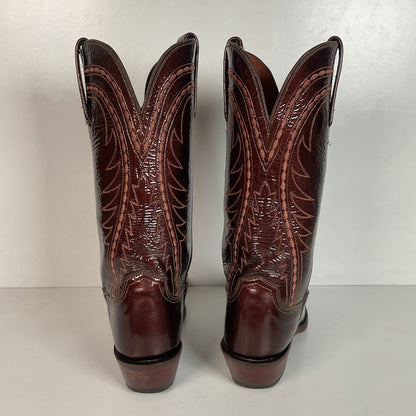 Lucchese 1883 Glossy Patent Leather Cowgirl Boots 6 B USA Madw