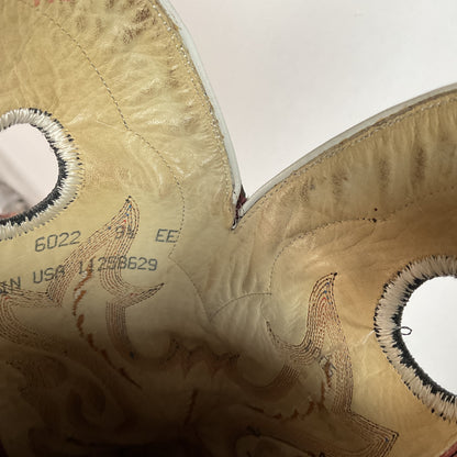 Tony Lama Bullhide Buckaroo Boots | USA Made | Collar Overlay | Men’s 9.5 EE