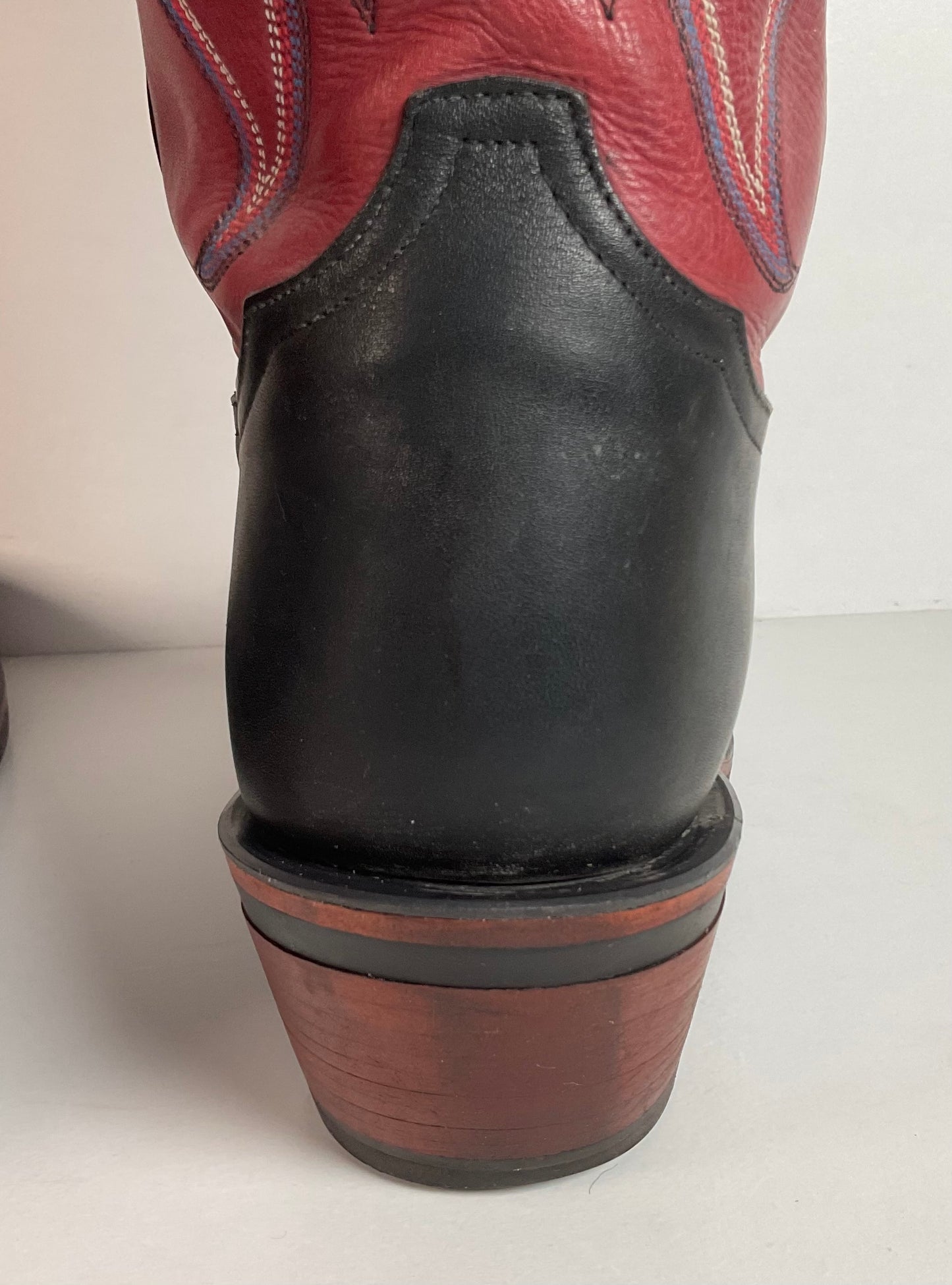 Tony Lama Bullhide Buckaroo Boots | USA Made | Collar Overlay | Men’s 9.5 EE