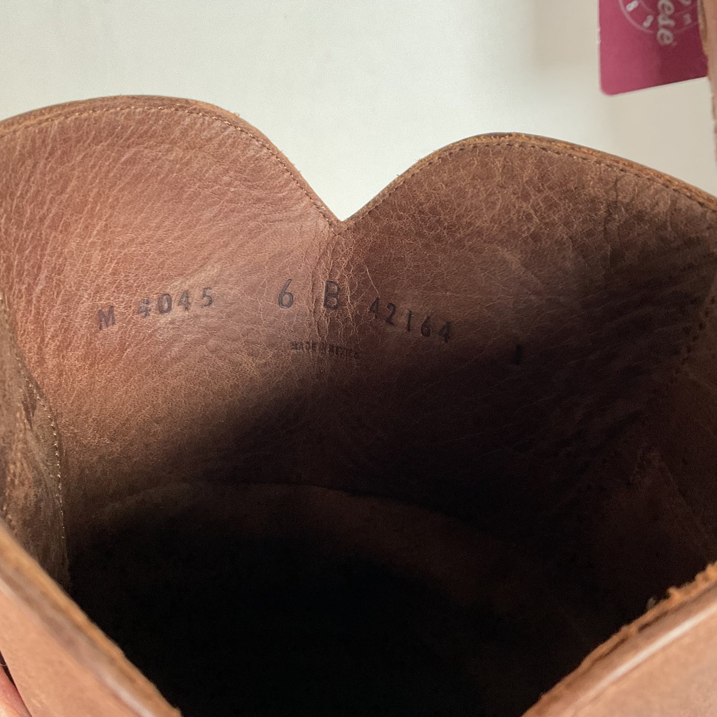 Lucchese Chelsea Braided Riding Boots 6 B Original Box