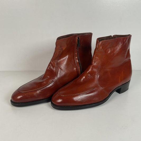 mens vintage dress boots Foundry Co part of its vintage character Men's Leather Retro Classic Dress