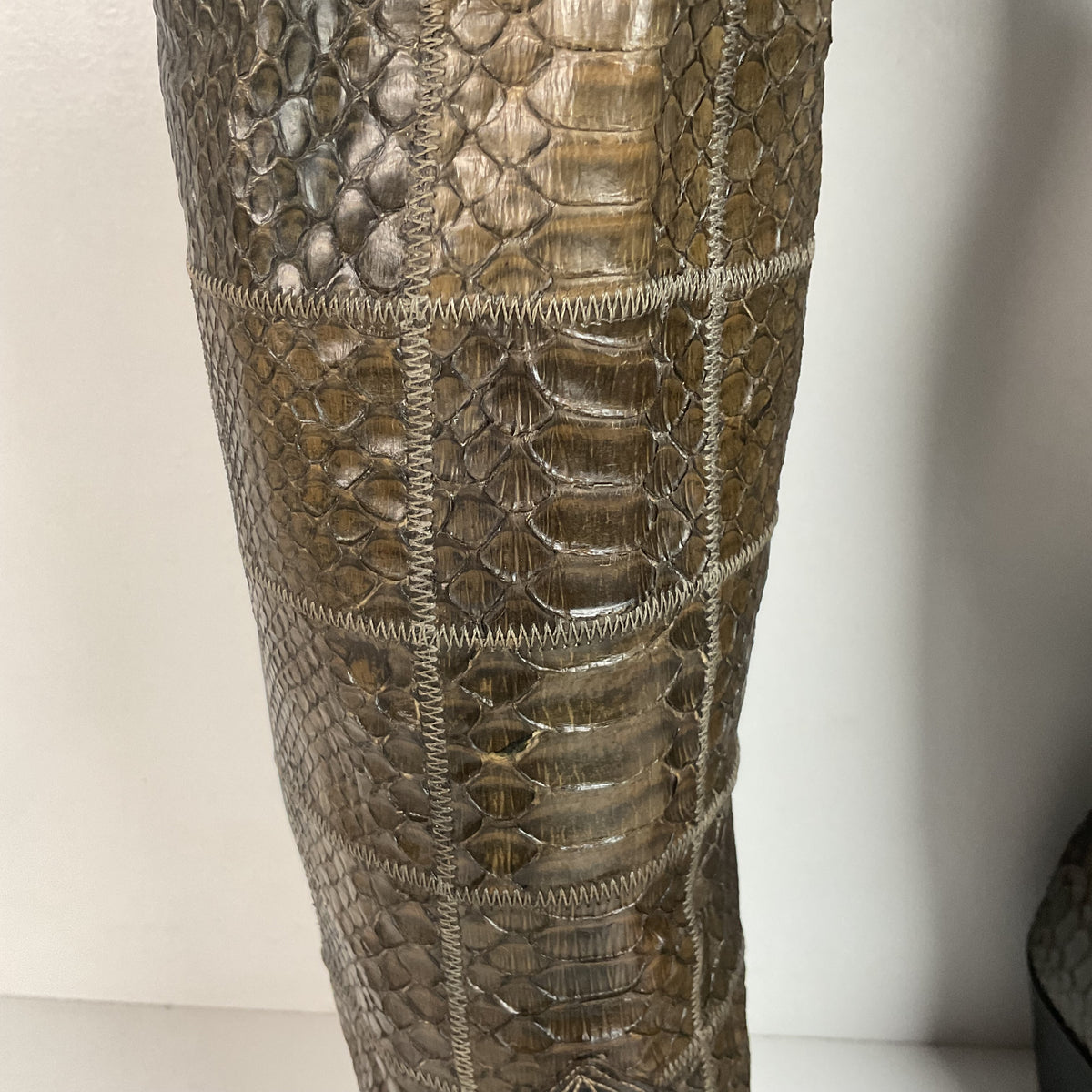 Vintage Nocona Full Python Cowgirl Boots | Snakeskin | Men’s 6 B | Women’s 7