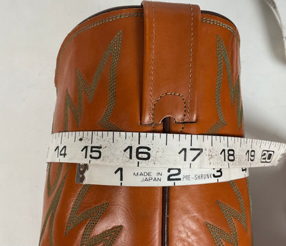 Vintage Justin Fort Worth Cowboy Boots | X Toe | 1960s-1970s | Men’s 9 D