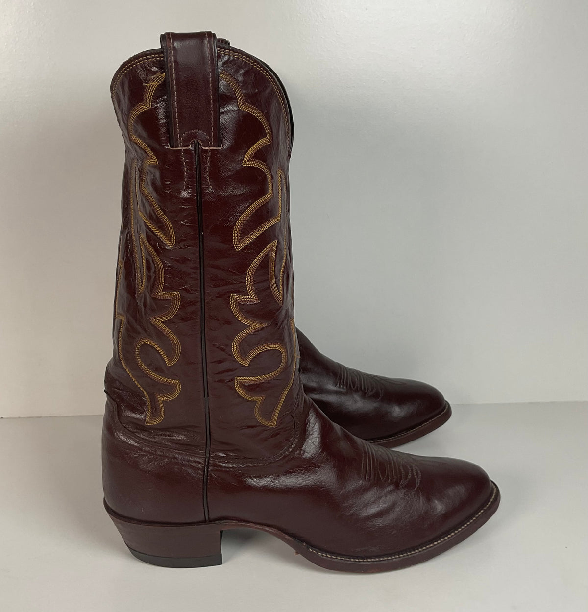 Vintage Justin Pig Skin Cowboy Boots | Wild Boar | USA Made | Men’s 10 D