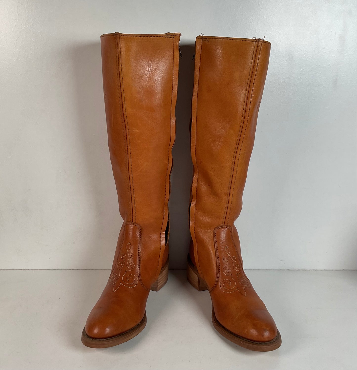 1970s Wrangler Platform Campus Boots — USA Made — 7 N