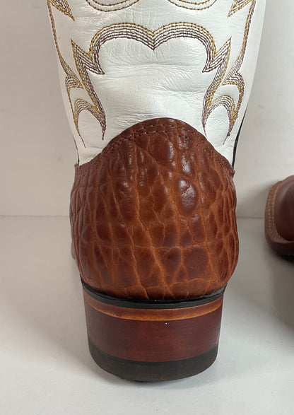 Larry Mahan Cowgirl Roper Boots 7 B Punchy Sunset Renegade
