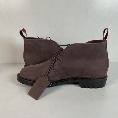 Allen Edmonds Grey Horween Nubuck Chukka Boots 9 3E Survey Port Washington