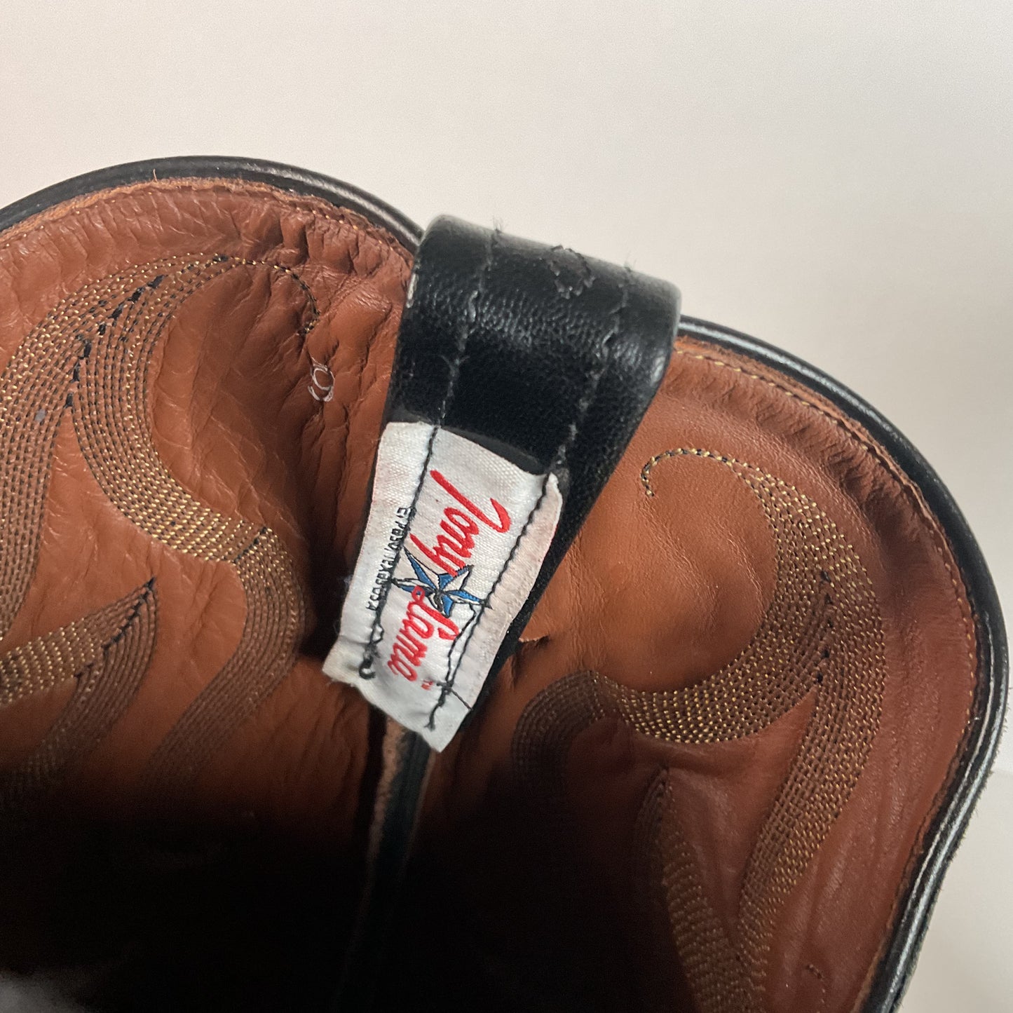 Tony Lama Royal Caiman Cowboy Boots | Exotic | Hornback | USA Made | 12 D