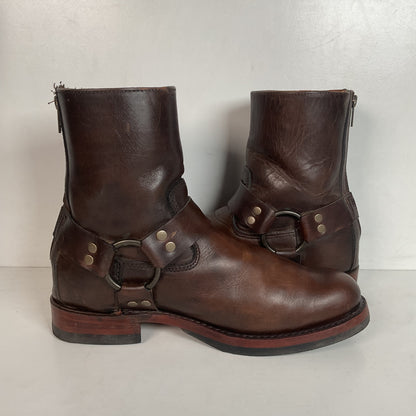 Frye John Addison Harness Boots 8 M USA Made Style 86167