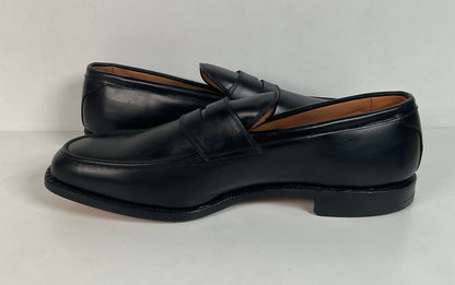 Allen Edmonds Hinsdale Penny Loafers 14 D USA Made Black Calfskin