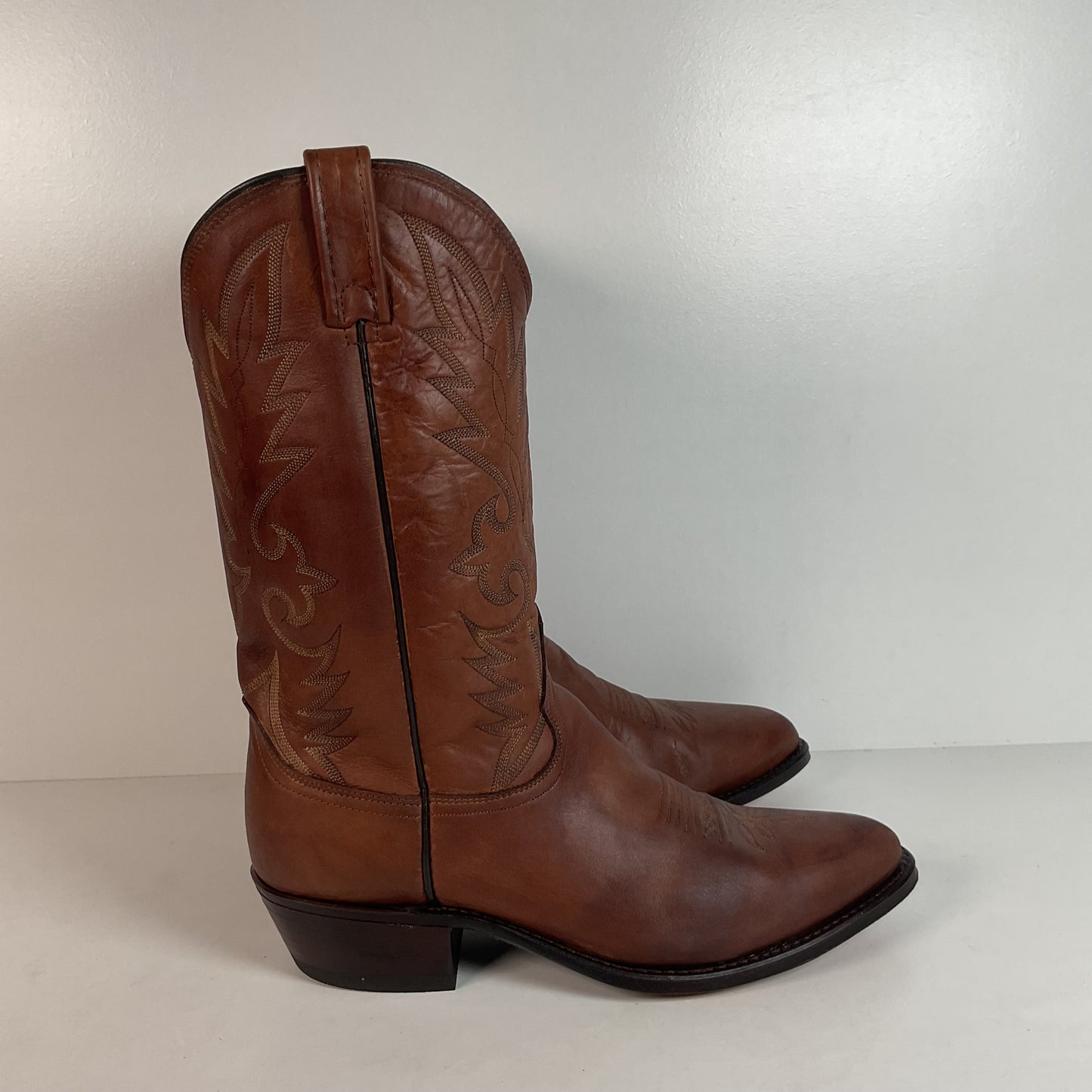 Vintage Dan Post Apache Cowboy Boots | USA Made | Distressed | Men’s 12 D